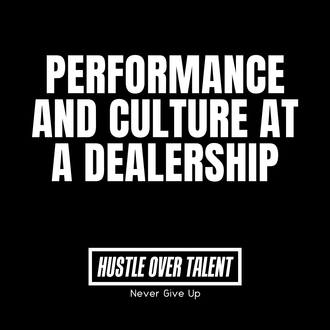 Dealership performance circles and sales culture