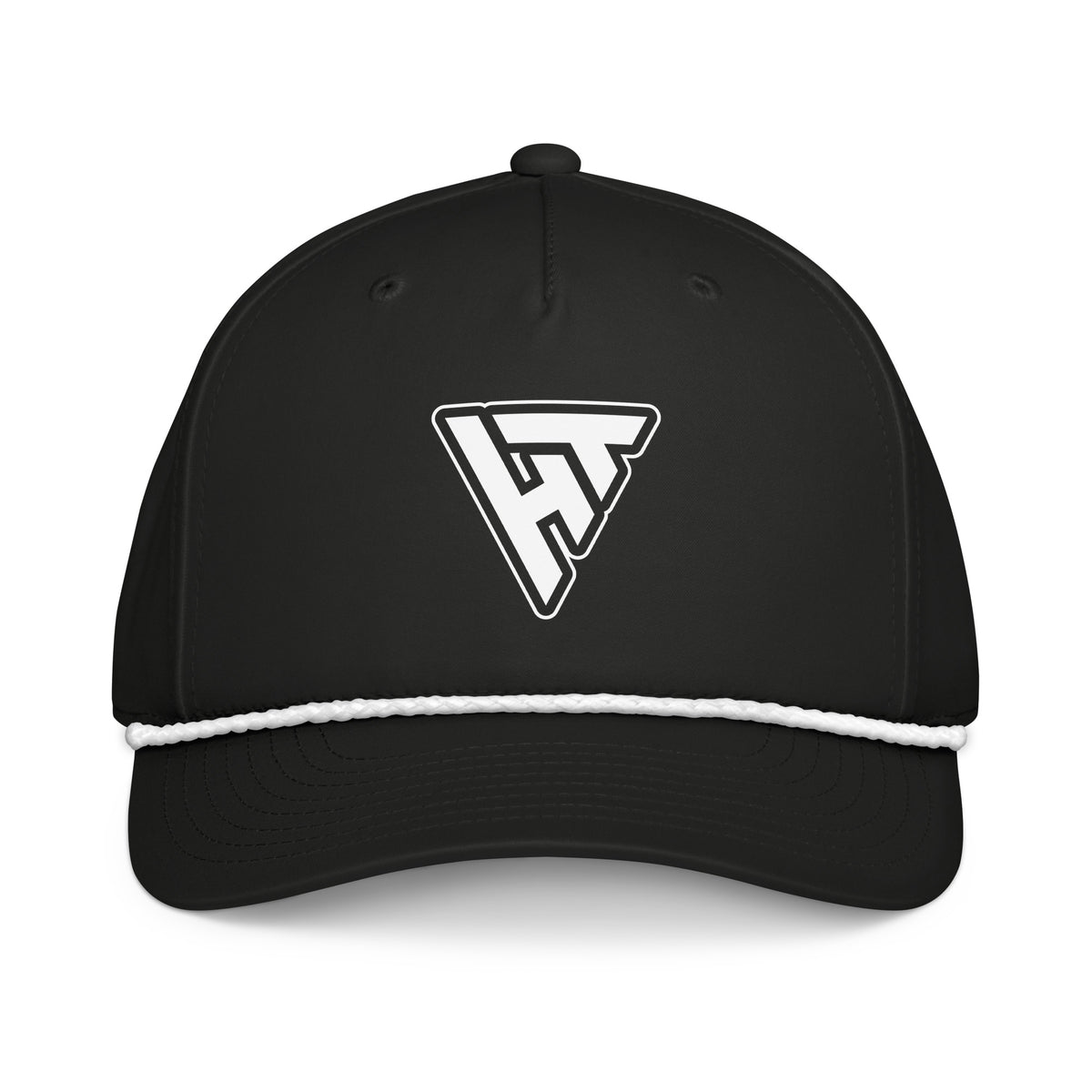 The Classic rope cap black and white by Hustle Over Talent