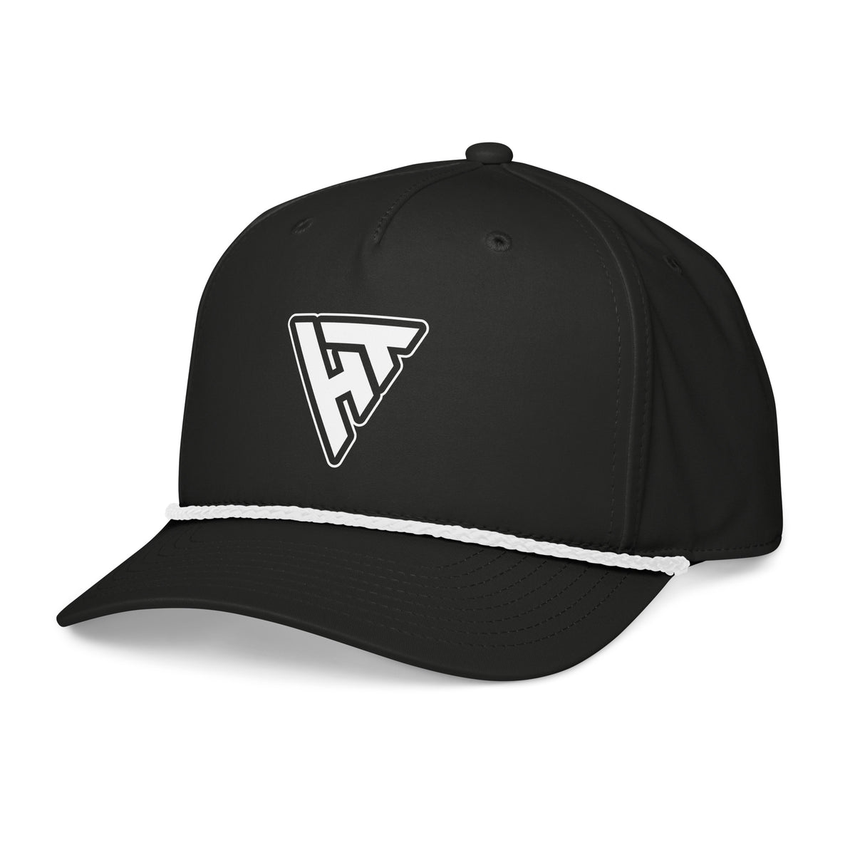The Classic rope cap black and white by Hustle Over Talent