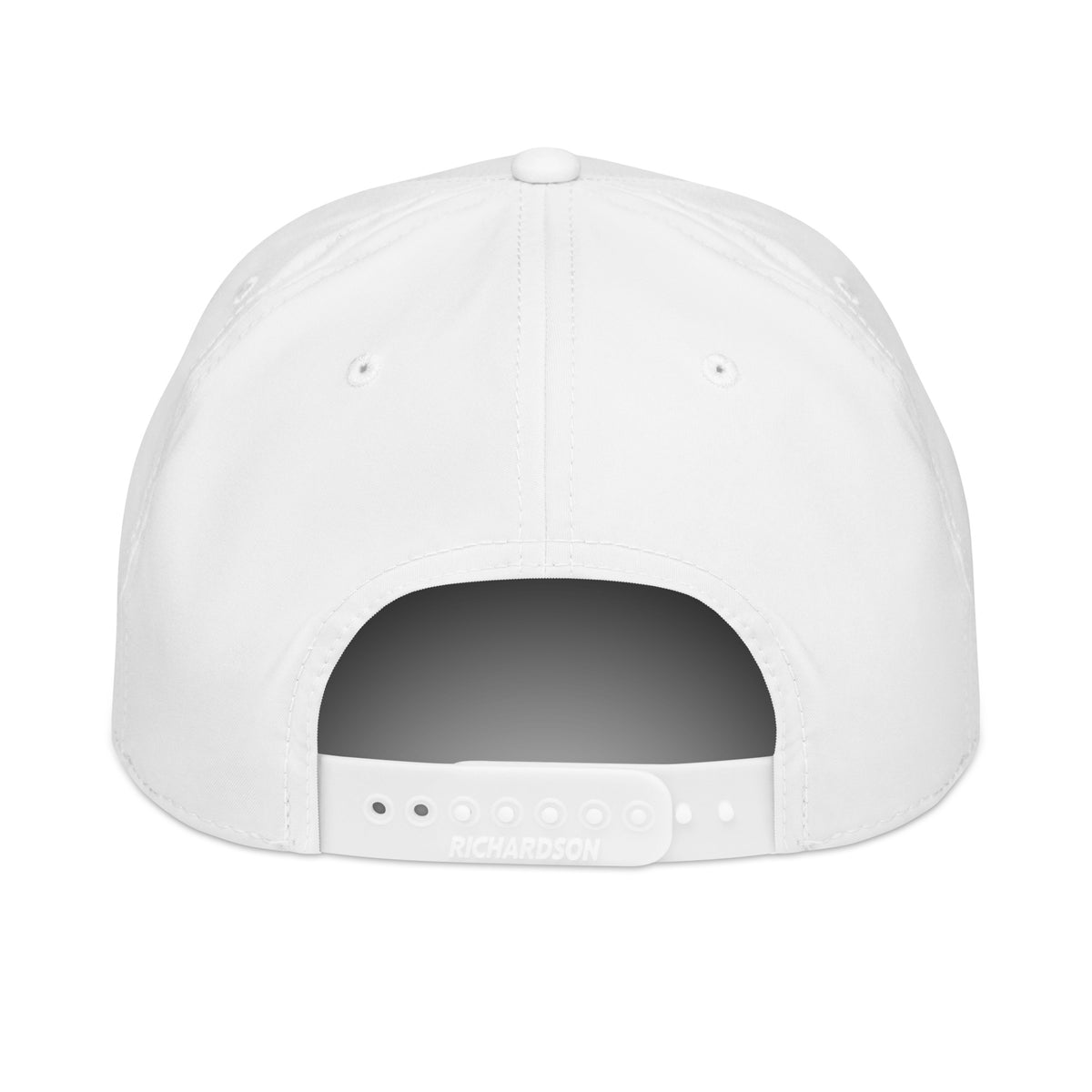 Hustle Classic Rope Cap — White/Black by Hustle Over Talent — back view