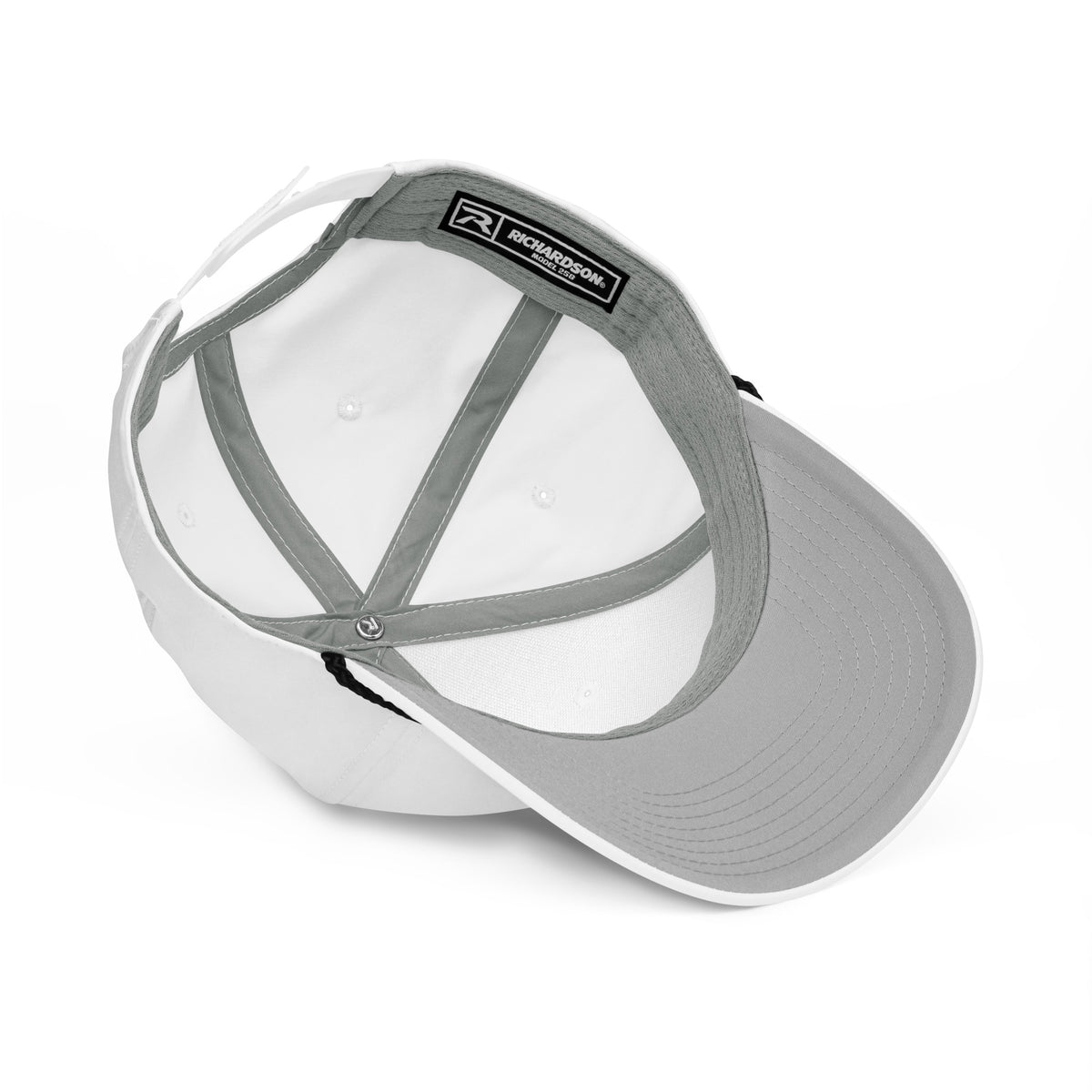 The Classic rope cap white and black by Hustle Over Talent