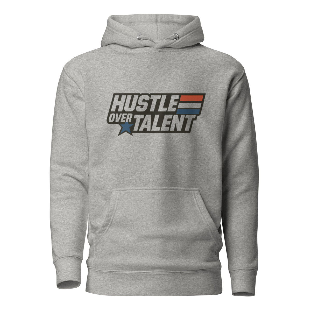 American Hero Hoodie by Hustle Over Talent — front view