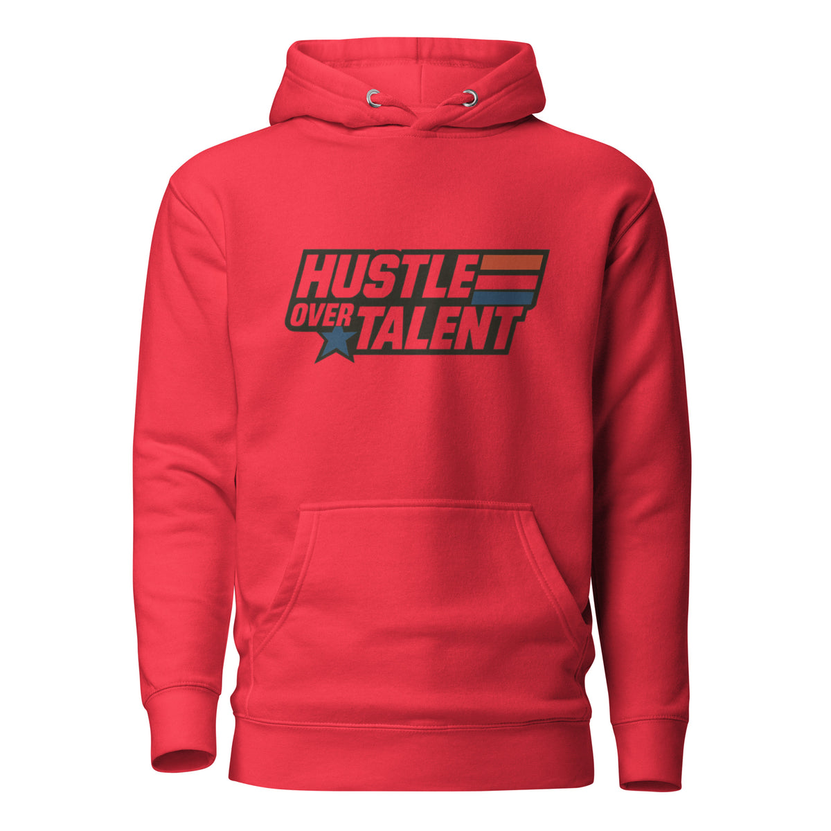 American Hero Hoodie by Hustle Over Talent — front view