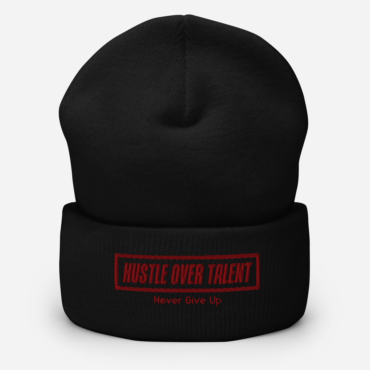 OG cuffed beanie by Hustle Over Talent