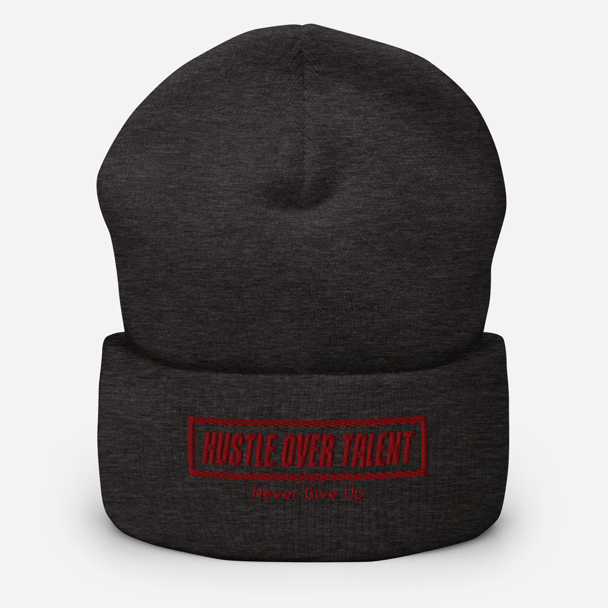 OG cuffed beanie by Hustle Over Talent