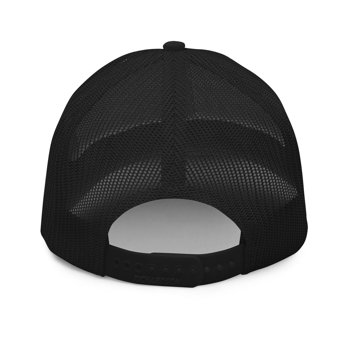 The OG Trucker Cap — Black by Hustle Over Talent — back view