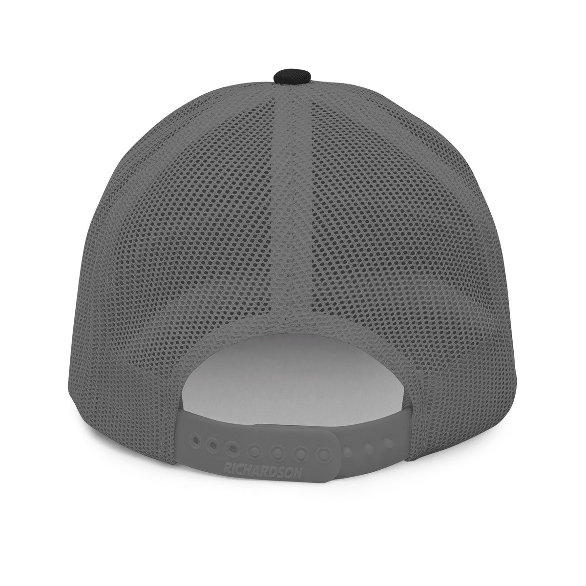 The OG Trucker Cap — Black/Charcoal by Hustle Over Talent — back view