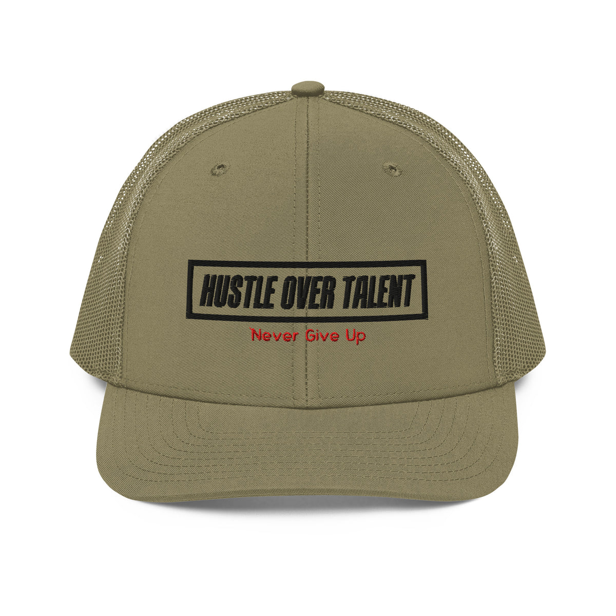 OG trucker hat loden green by Hustle Over Talent
