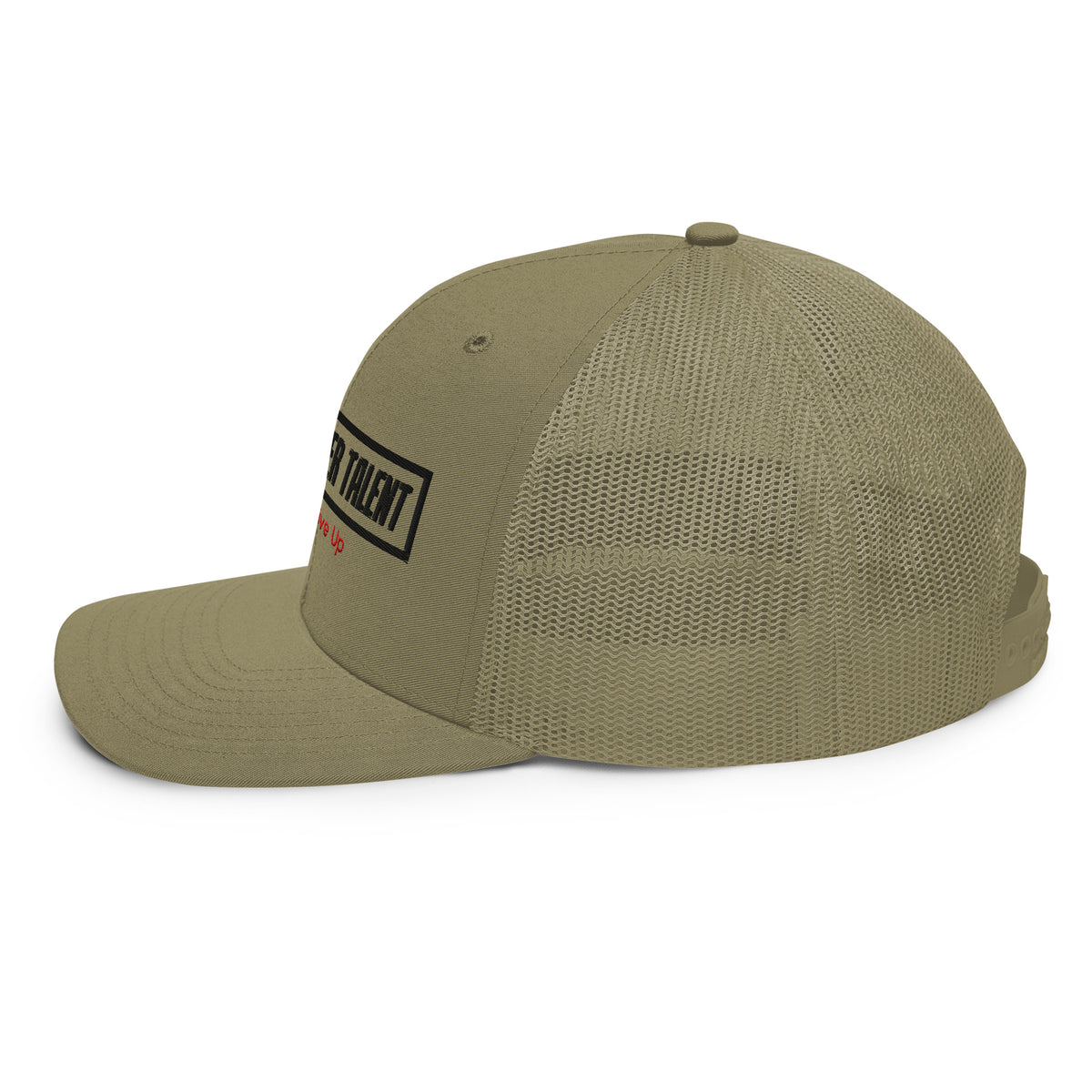 OG trucker hat loden green by Hustle Over Talent
