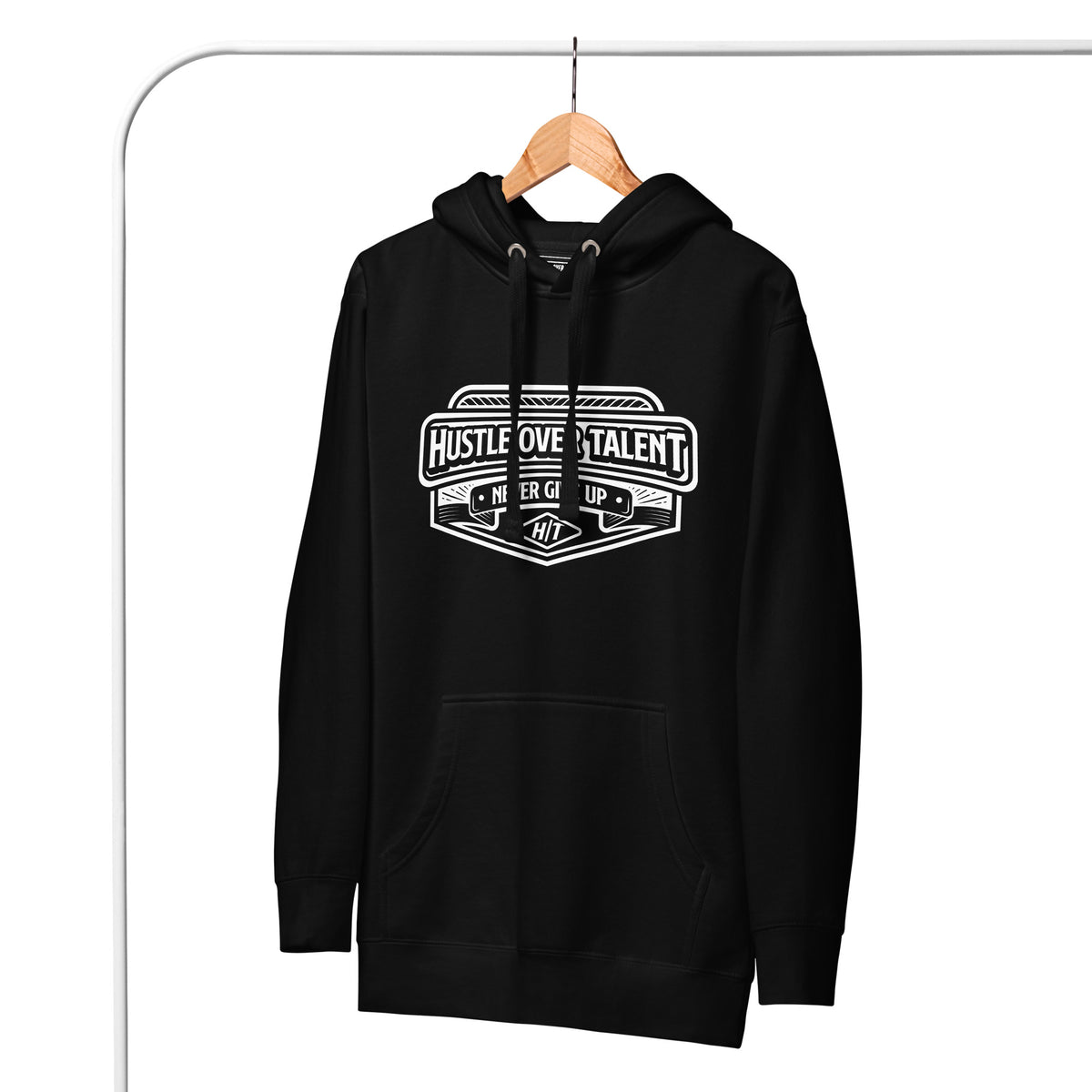 Hustle Vintage Hoodie by Hustle Over Talent — front view