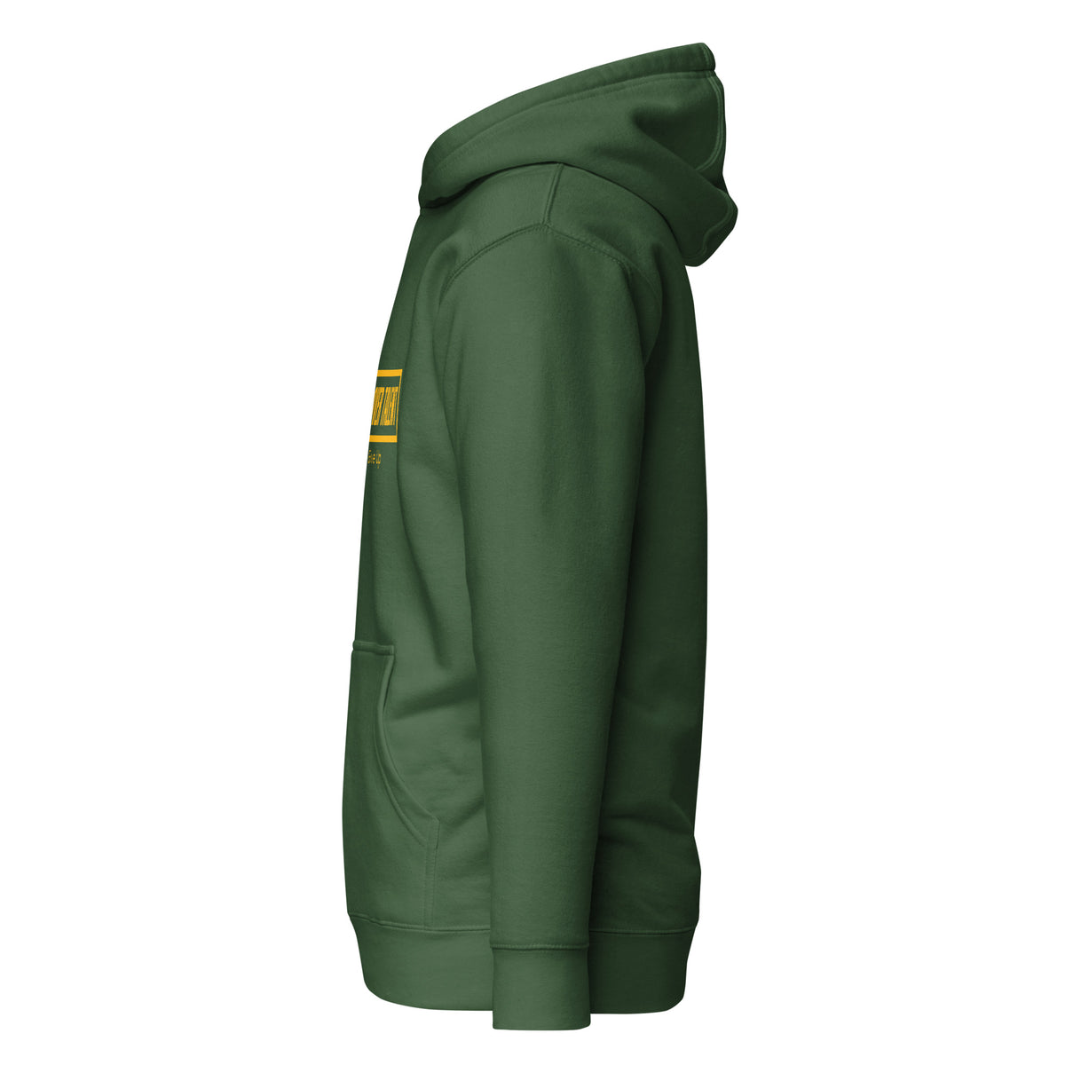 The Green Bay OG Hoodie by Hustle Over Talent — left side view