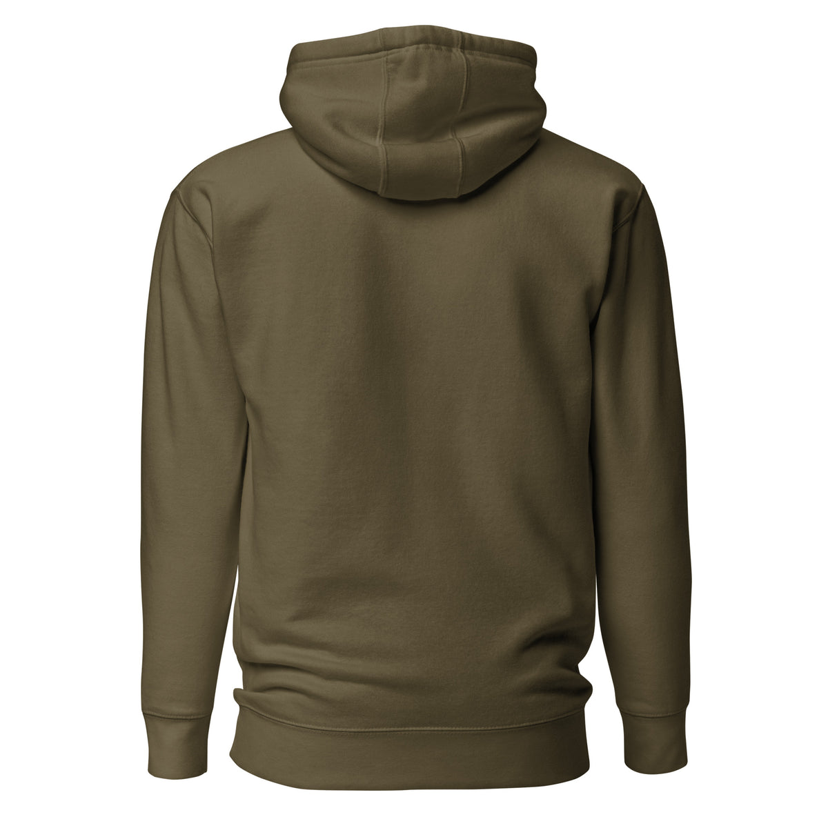 The OG Hoodie — Military Green by Hustle Over Talent — back view