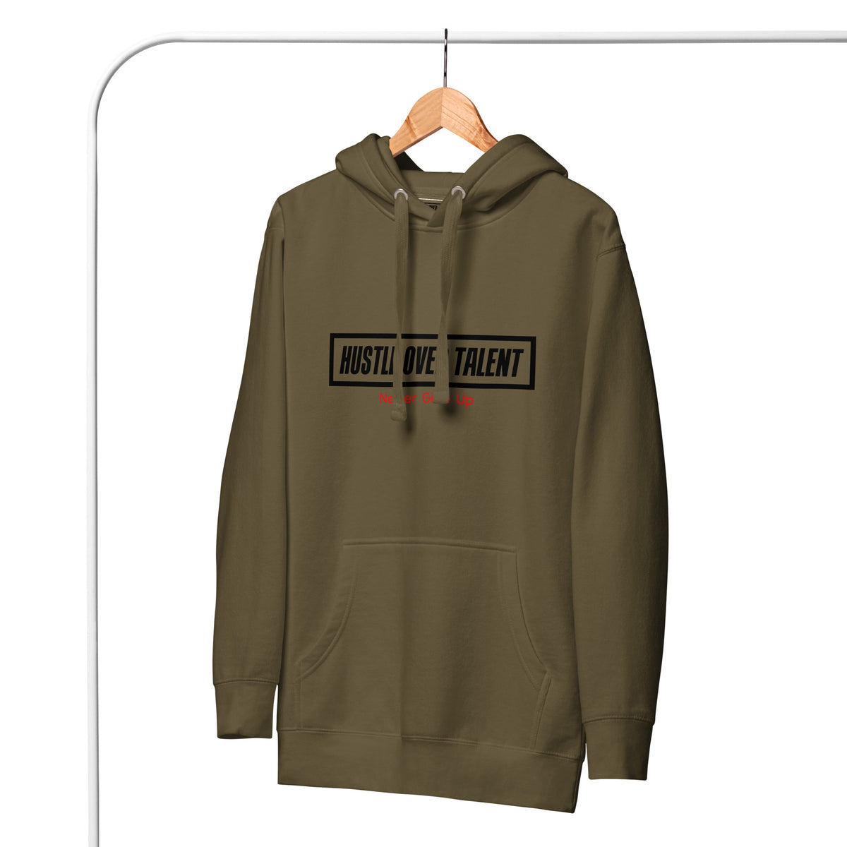 The OG hoodie military green by Hustle Over Talent