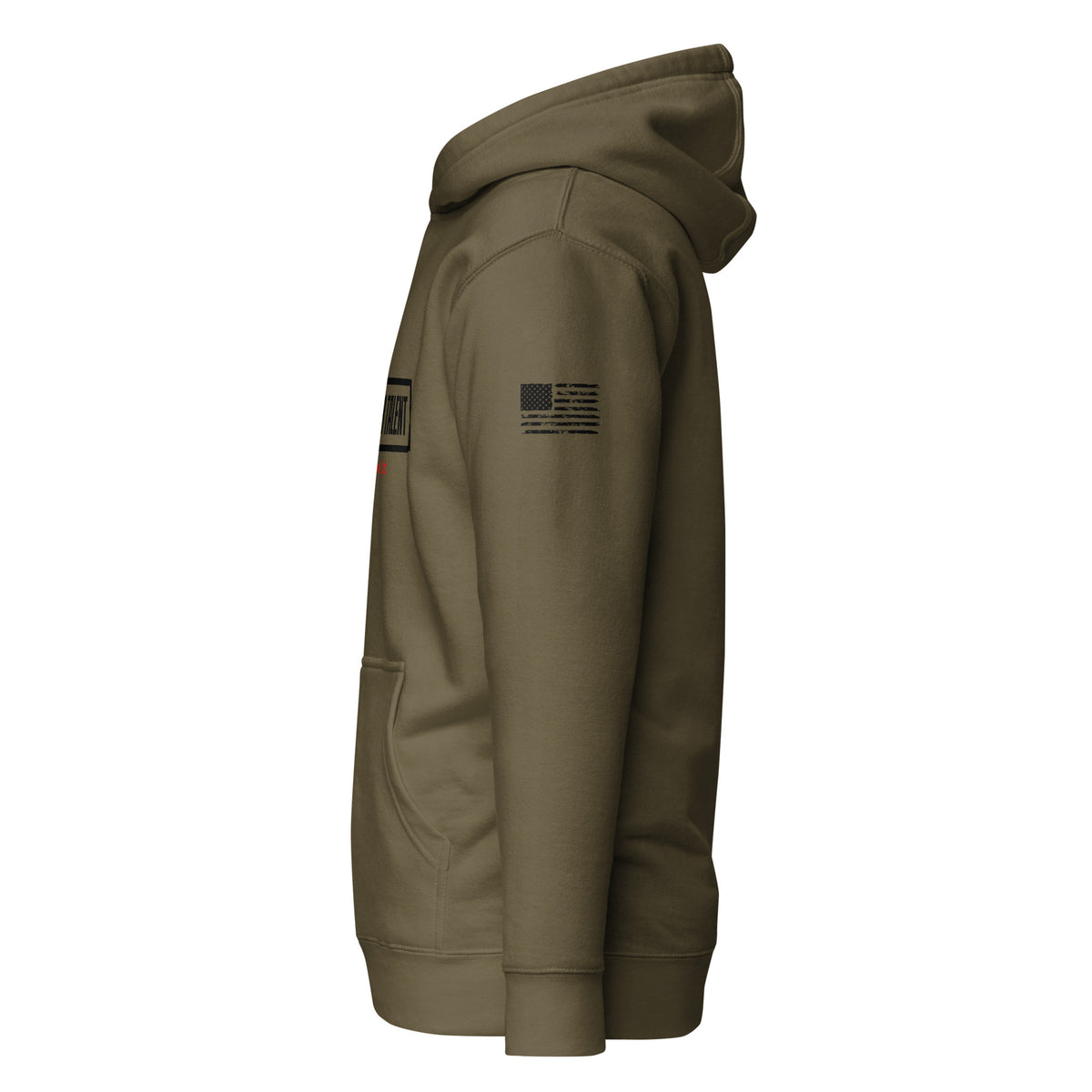 OG Army hoodie military green by Hustle Over Talent