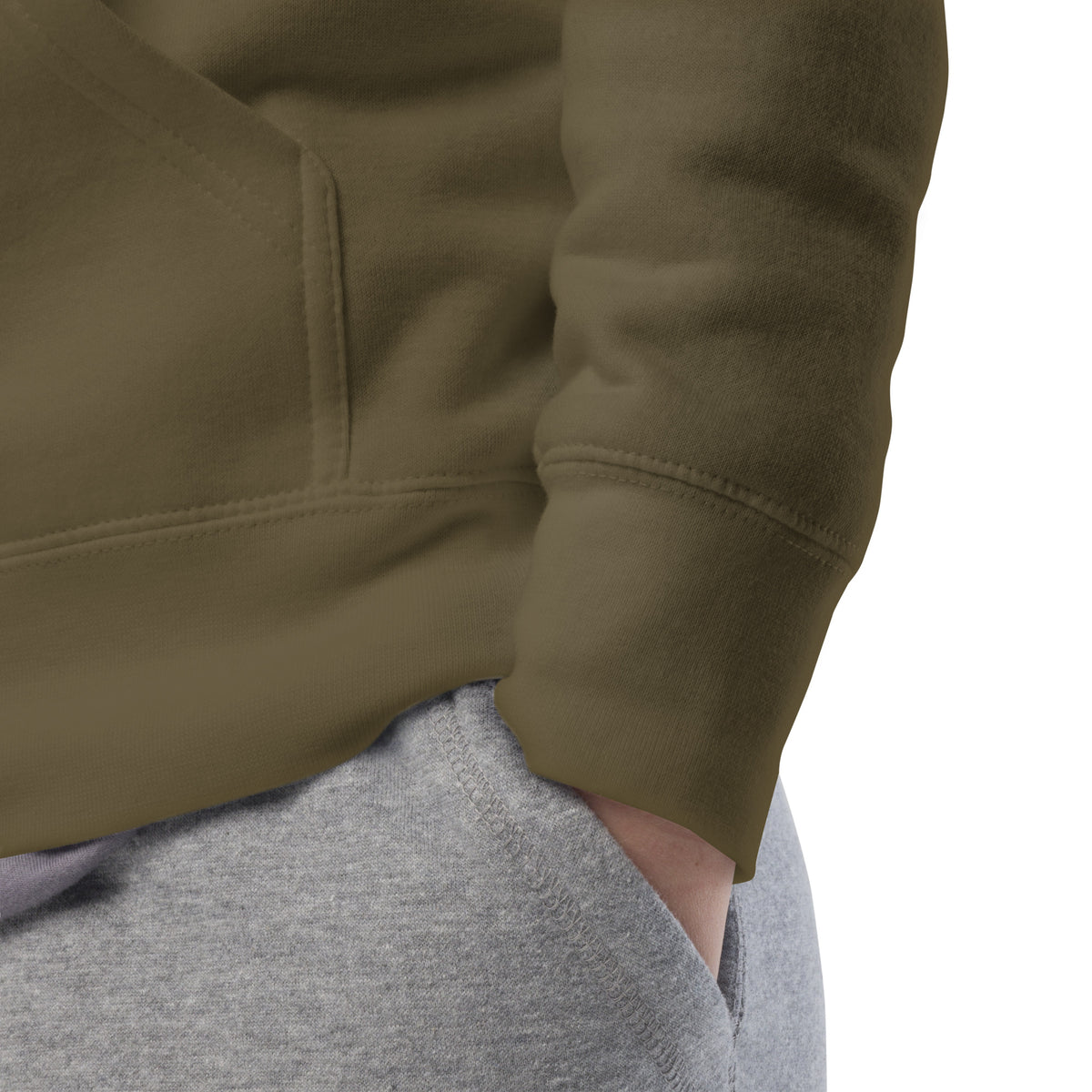 The OG Hoodie — Military Green by Hustle Over Talent — product detail