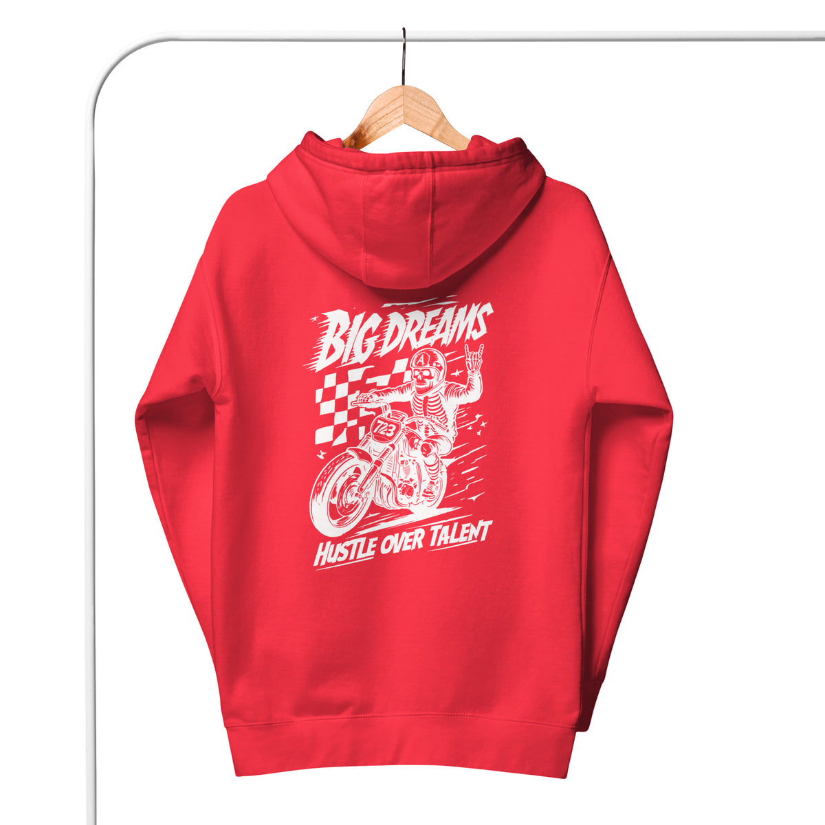 Big Dreams Hoodie by Hustle Over Talent — back view