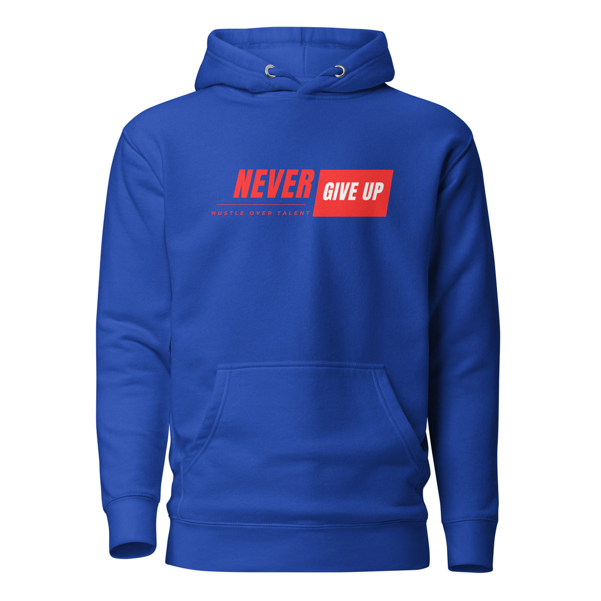 Freedom Hoodie — Royal by Hustle Over Talent — front view